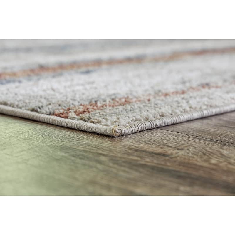 Signature Design by Ashley Kemart Orange/Blue/Brown Rug