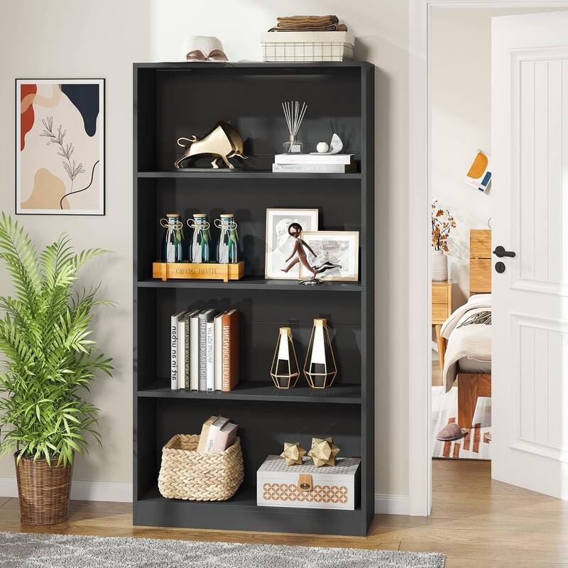 Large Bookcase, Open Display Shelf, Storage Cabinet Organizer Bookshelf for Living Room, Home Office, Library, Bedroom