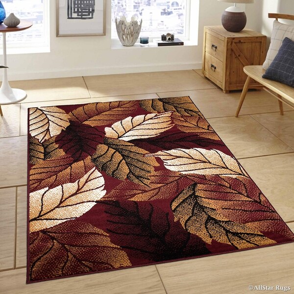 Shop Allstar Burgundy Area Rug. Contemporary. Abstract. Traditional. Geometric. Formal. Shapes ...