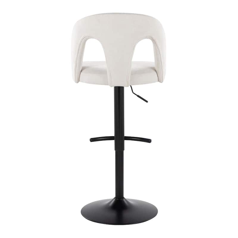 Ava Upholstered Adjustable Barstool - Set of 2