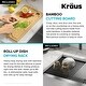 preview thumbnail 24 of 100, KRAUS Kore Workstation Farmhouse Apron Stainless Steel Kitchen Sink
