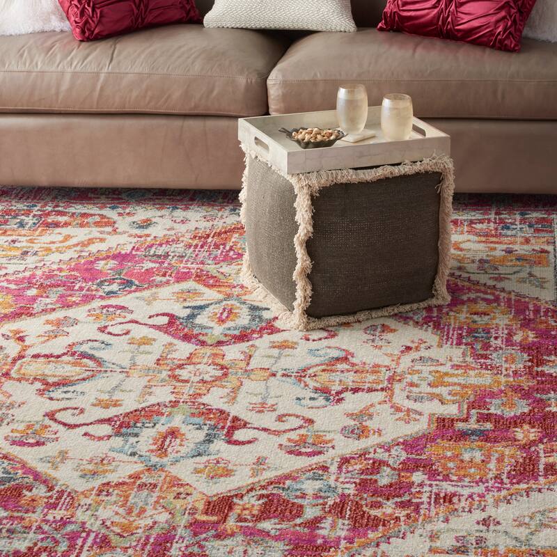 Copper Grove Alsleben Vintage Persian Floral Medallion Area Rug