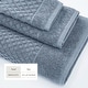 preview thumbnail 7 of 193, Linery & Co. Cotton Diamond Waffle Texture Bath Towels.