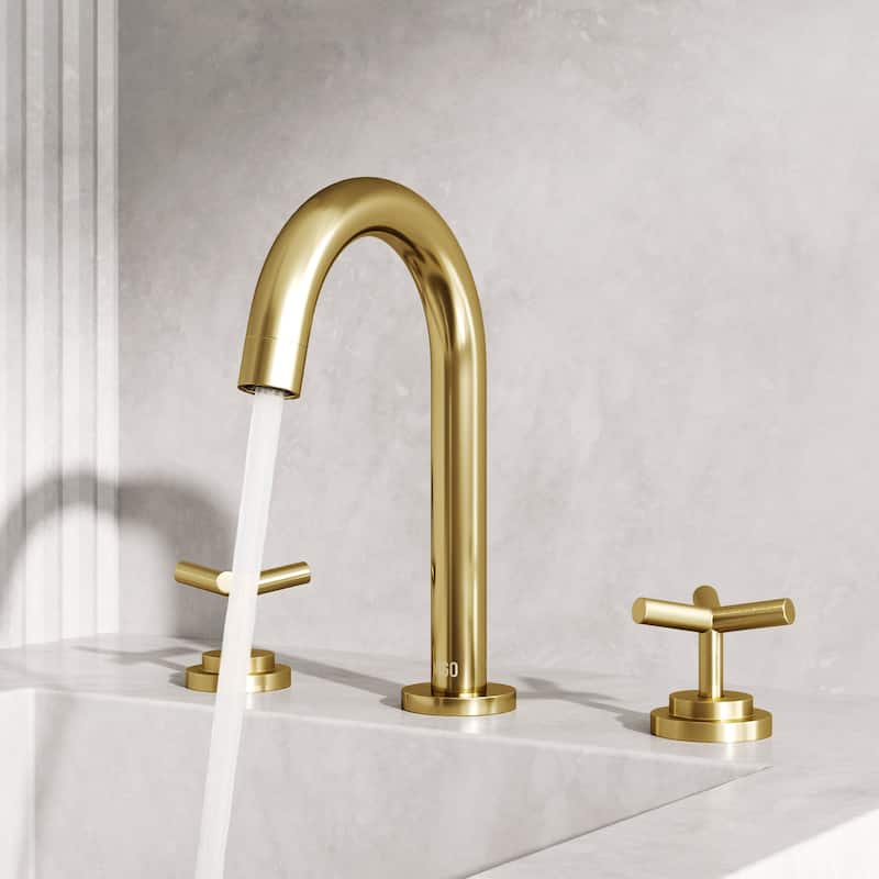 VIGO Jewel 9" H 2-Handle Widespread Bathroom Faucet