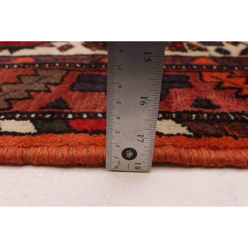 ECARPETGALLERY Hand-knotted Andelz Red Wool Rug - 4'4 x 6'11