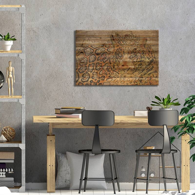 WILD Print On Wood by Irena Orlov - Multi-Color