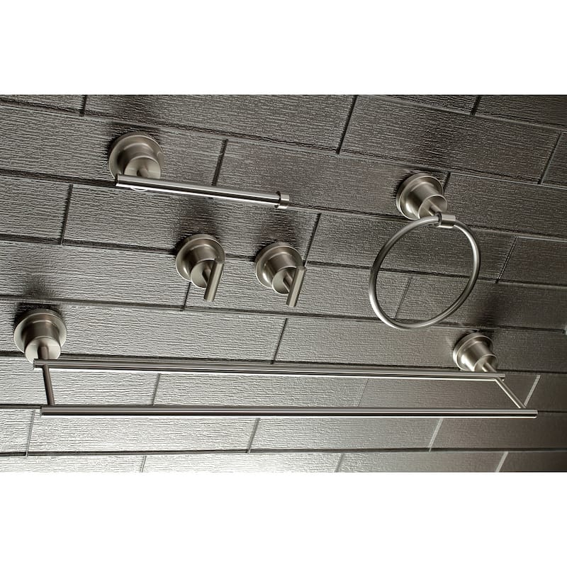 Concord 5-Piece Bathroom Accessory Set in Brushed Nickel