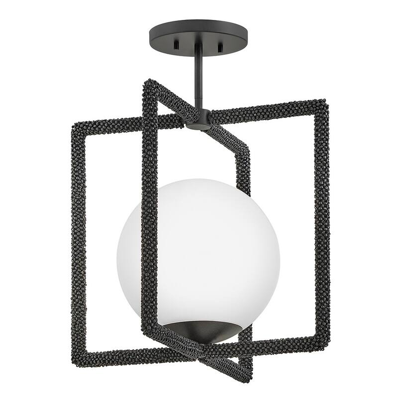 Hinkley Lighting 48511 Keona 16" Wide LED Semi-Flush Globe Ceiling