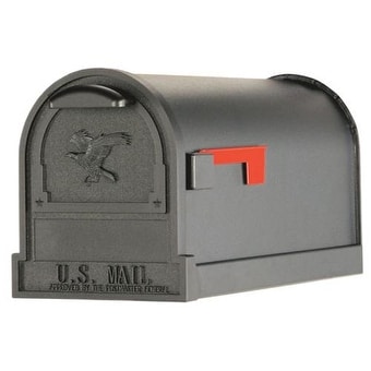 Solar Group AR15B000 Arlington Deluxe Mail Box, 11" x 9-1/2" x 23", Black