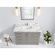 preview thumbnail 85 of 161, Willow Collection 48 in W x 22 in D x 36 in H Boston Single Bowl Sink Bathroom Vanity with Countertop