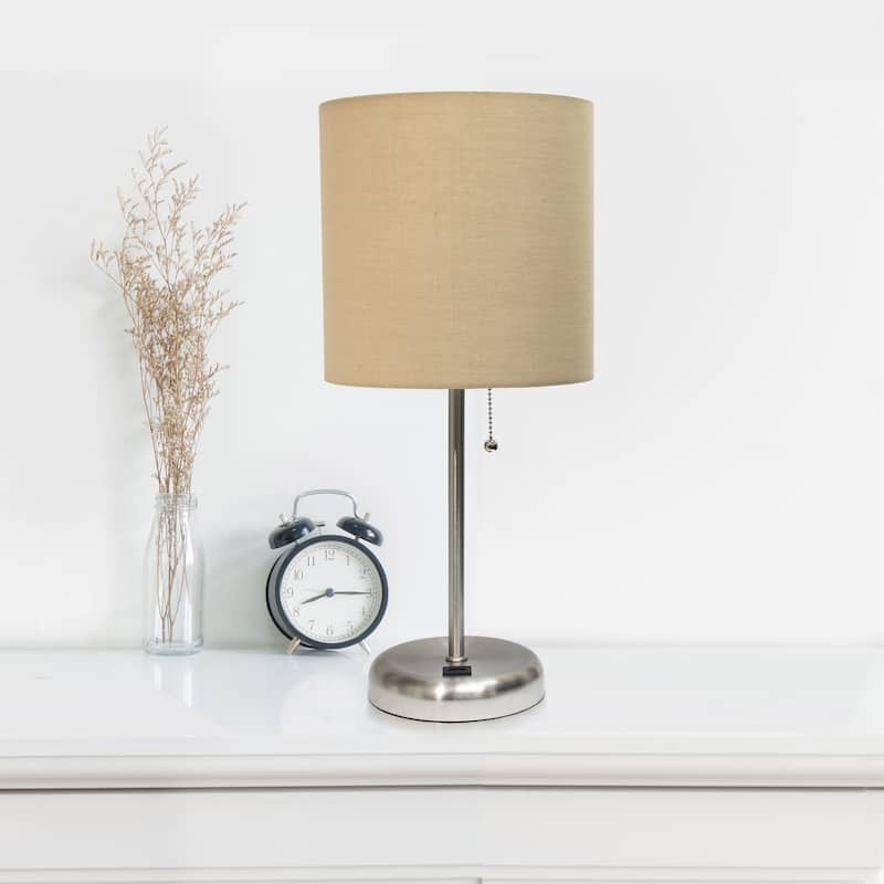 Simple Designs 19.5" Desk Lamp with Feit LED Bulb Included - 19.50