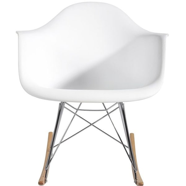 Modern Molded Plastic Chair with Steel Eiffel Legs. Opens flyout.