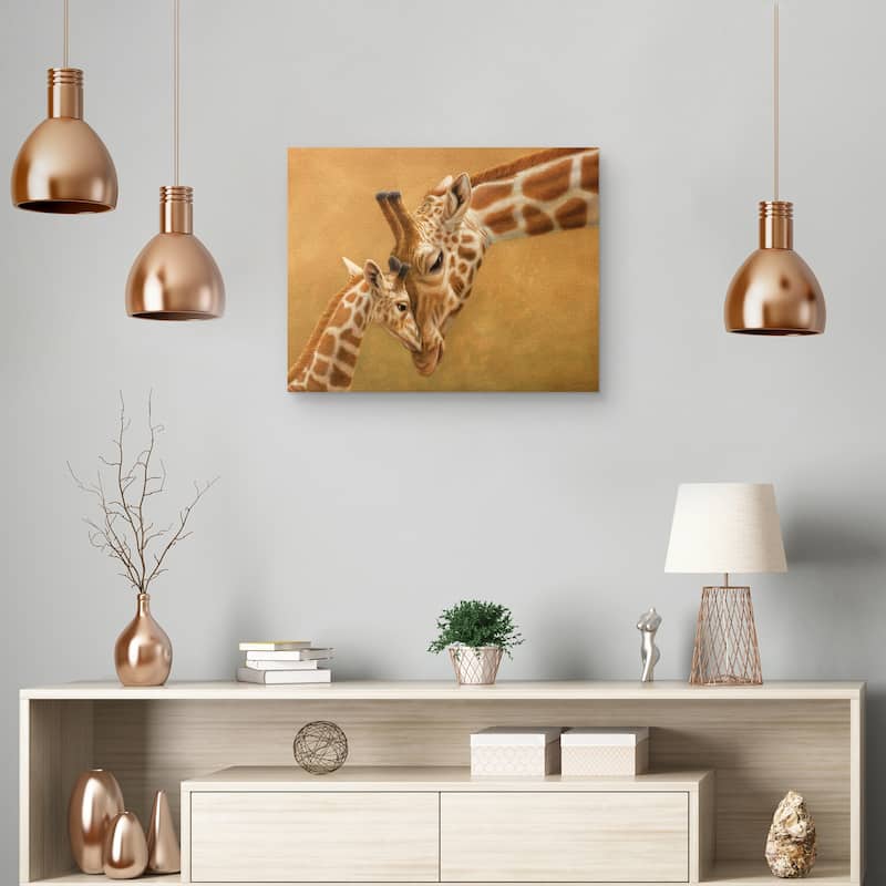 Study of Parental Bonds by James Johnson Canvas Art Print