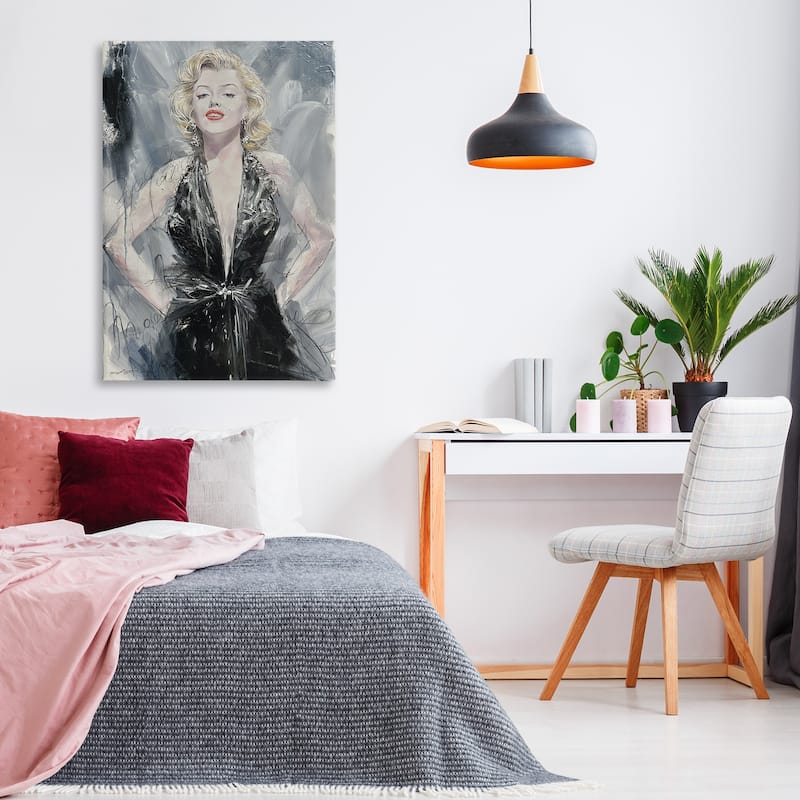 Stupell Classic Stylish Marilyn Canvas Wall Art Design By Lucille Lee