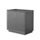 Option Dark Gray / Satin Bronze Hardware