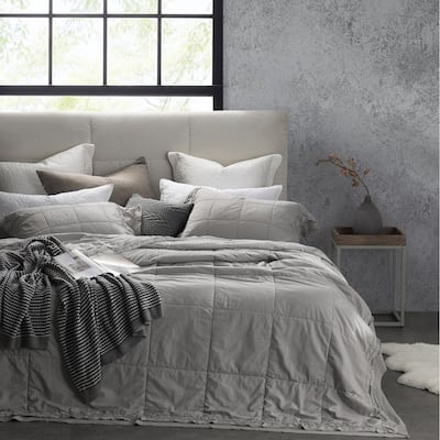 Leixoes Textura - 200TC Percale Stone Wash Quilt