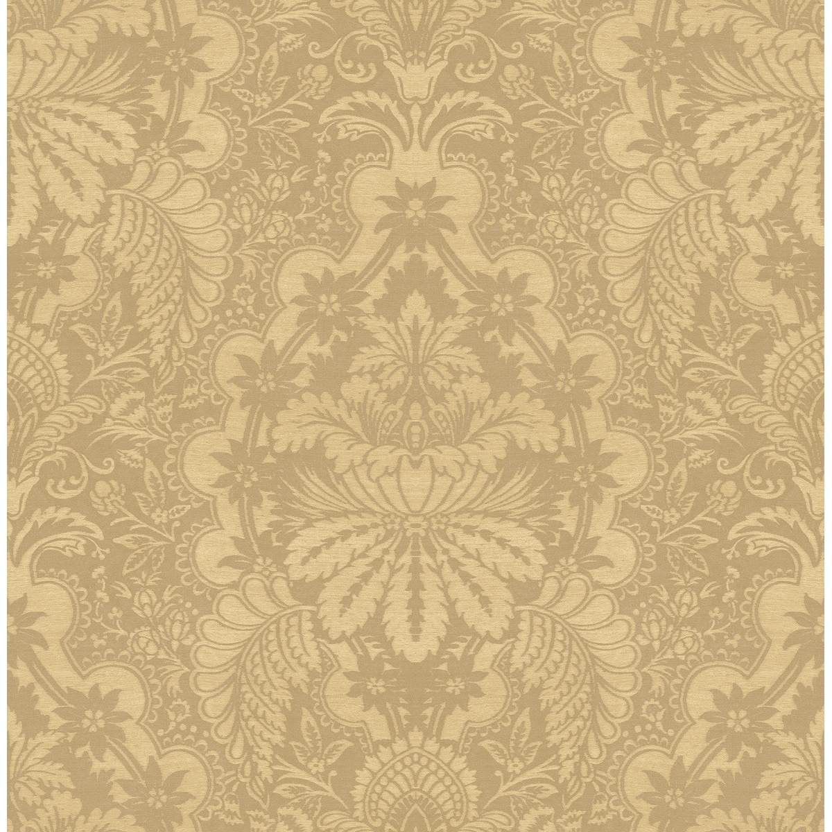 Seabrook Designs Lizzy Floral Damask Unpasted Wallpaper