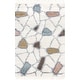 preview thumbnail 7 of 5, Nuloom Zende Colorful Stones Kids Tassel Area Rug