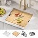 preview thumbnail 85 of 144, KRAUS Kore Workstation Undermount Stainless Steel Kitchen Sink 21" L x 19" W (sink KWU111-21) - Stainless Steel