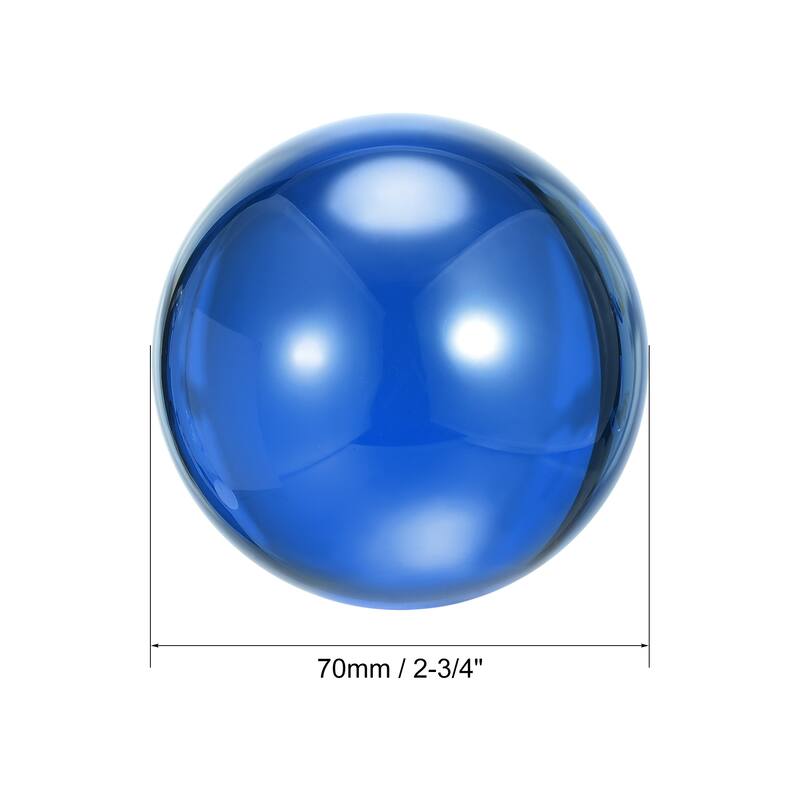 Acrylic Contact Juggling Ball with Ball Bag - 70mm - Blue