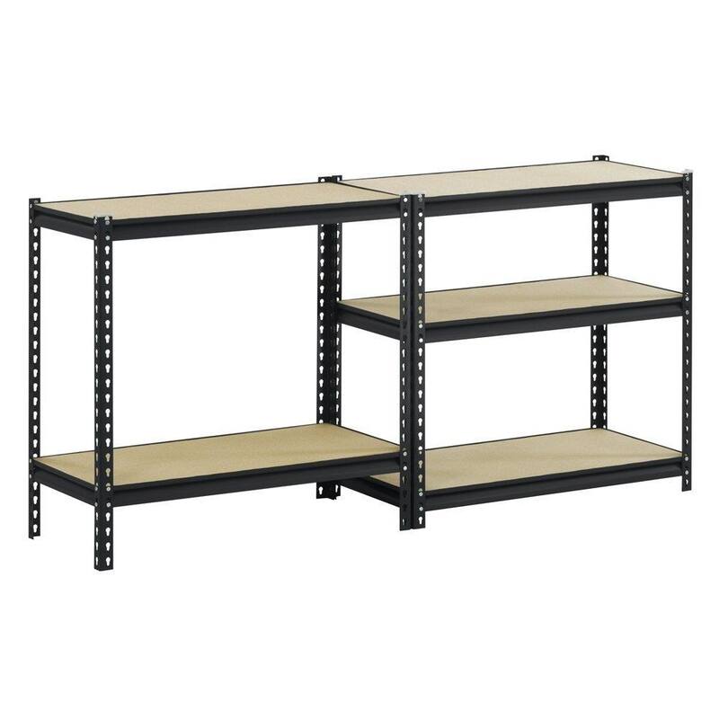5 Tier Heavy Duty Boltles Metal Shelving Garage Storage Shelf