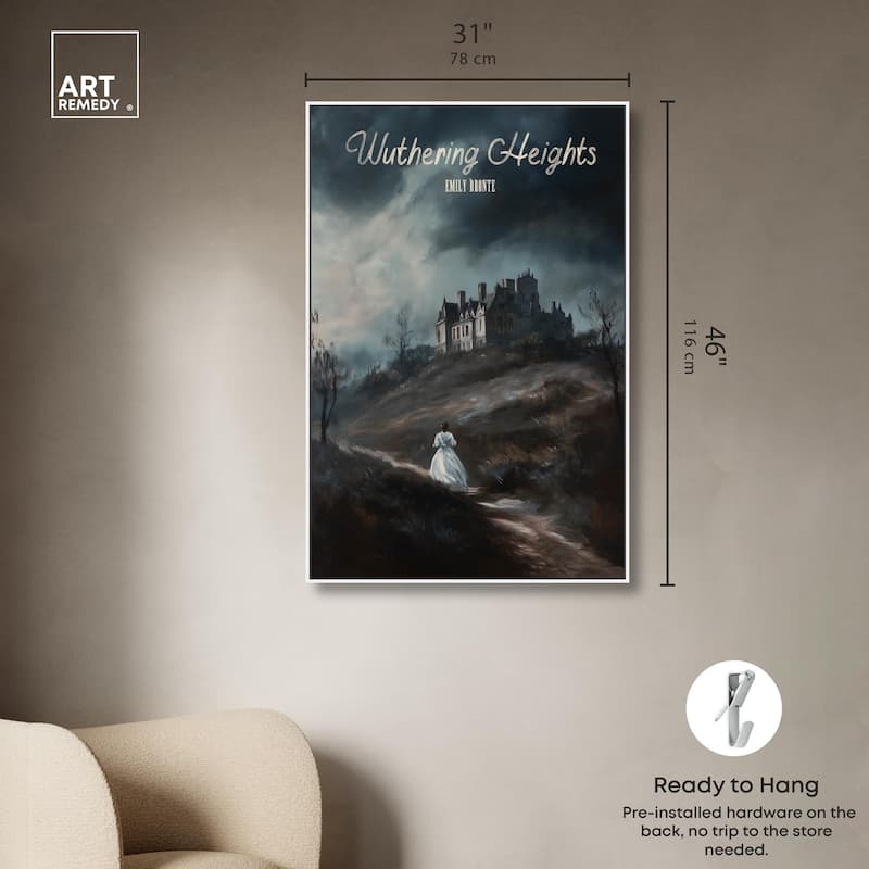 Wuthering Heights Cover Canvas by Art Remedy