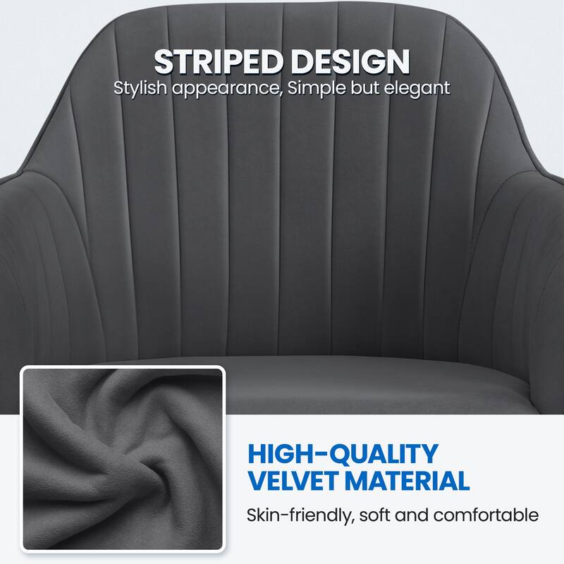 Yaheetech Desk Chair Height-Adjustable Swivel Computer Chair