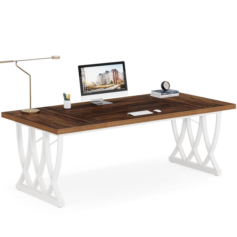 71'' Executive Computer Desk Writing Table for Home Office