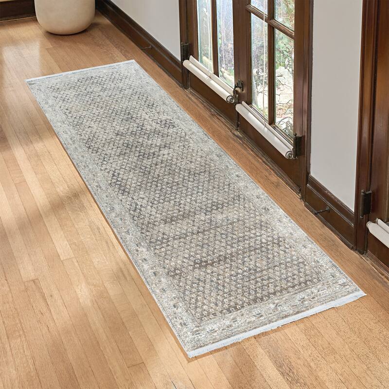 Gertmenian Florance Opulent Traditional/ Modern/ Casual Viscose Acrylic Woven Indoor Quality Area Rug Collection - 2' 7" x 8' - Modica - Runner