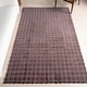 preview thumbnail 76 of 118, Nuloom Jeni Solid Plush Machine Washable Area Rug 7' 6" x 9' 6" - Dark Brown - Rectangle