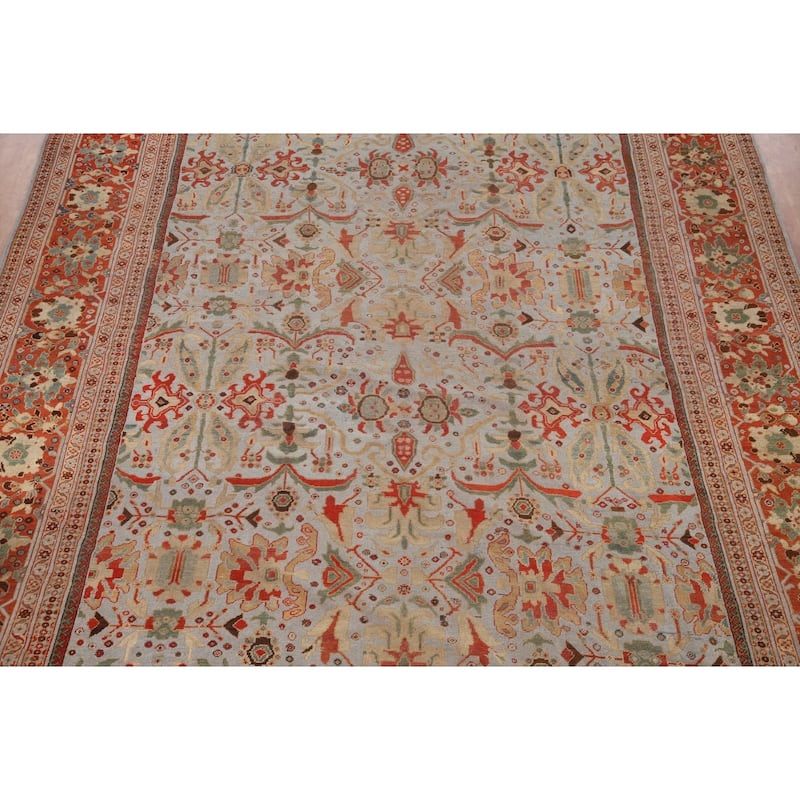 Sultanabad Ziegler Persian Large Rug Handmade Wool Carpet - 10'9" x 17'0"
