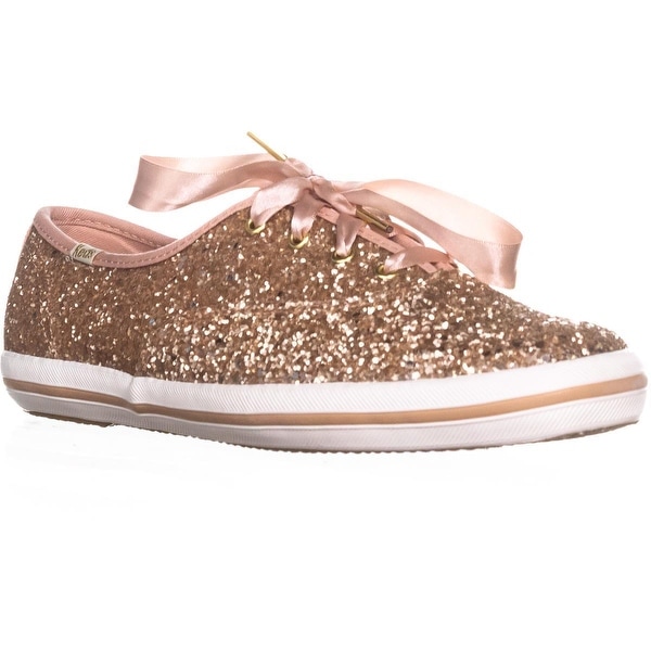 rose gold glitter kate spade keds