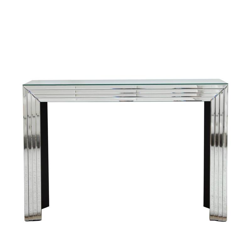 47.24'' Glass Top Console Table