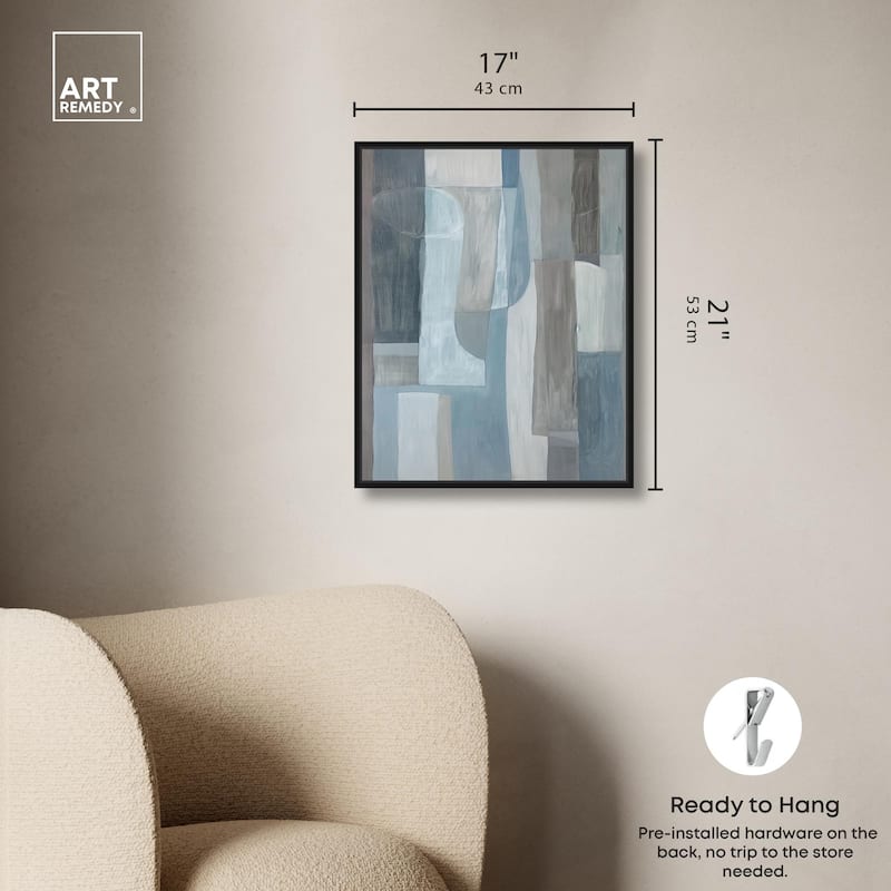Tessellated Tones III Canvas by Art Remedy