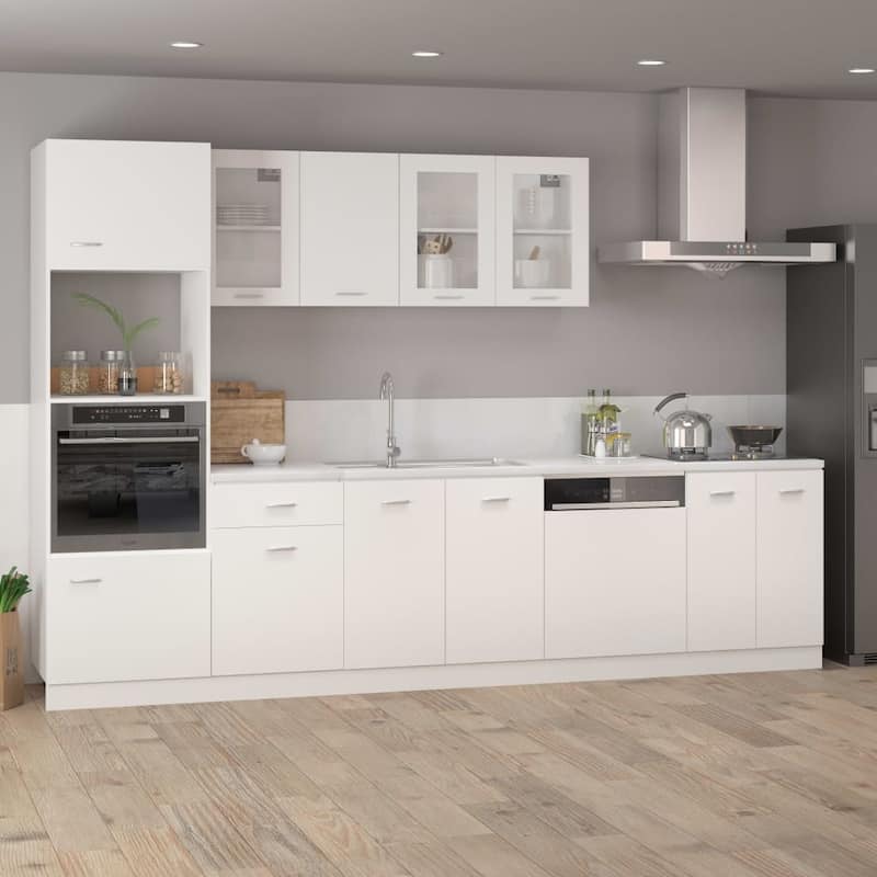 vidaXL Kitchen Cabinet Storage Cupboard Under Sink Organizer Engineered Wood