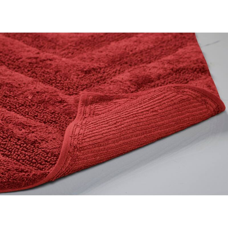 Better Trends Bathroom Rug 100% Cotton Tufted Water Absorbent Bath Rug for Shower, Sink Bath Mats Machine Wash Hugo Collection