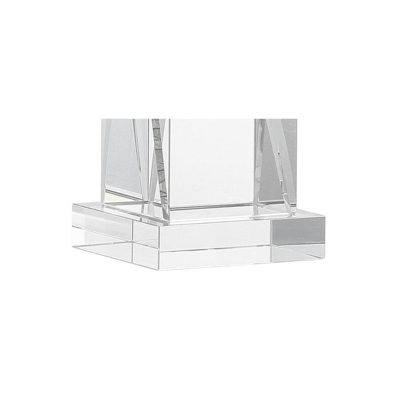 Kevin 26.5" Crystal LED Table Lamp, Clear by JONATHAN Y