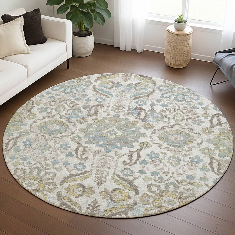 Machine Washable Indoor/ Outdoor Global Firestone Chantille Rug