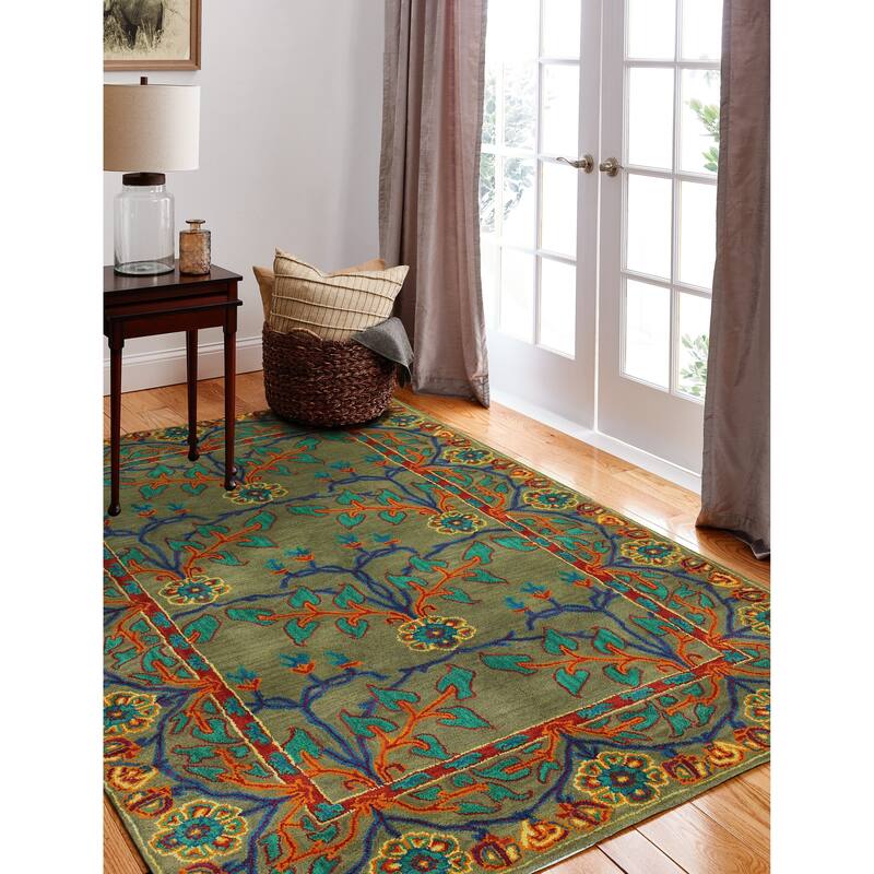 Bashian Elmsford Transitional Hand Tufted Area Rug