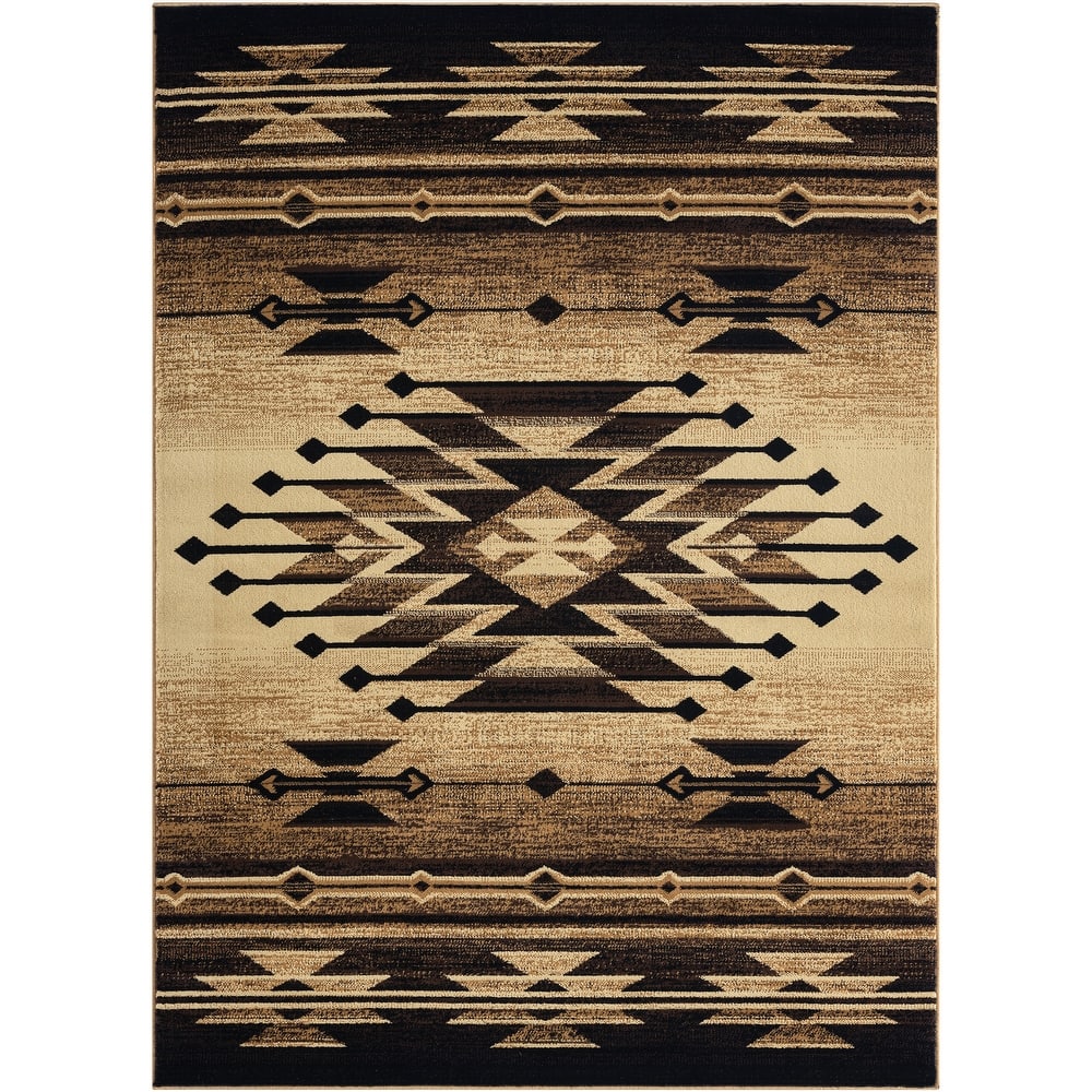 Sunset Valley Pueblo Southwest Lodge Area Rug