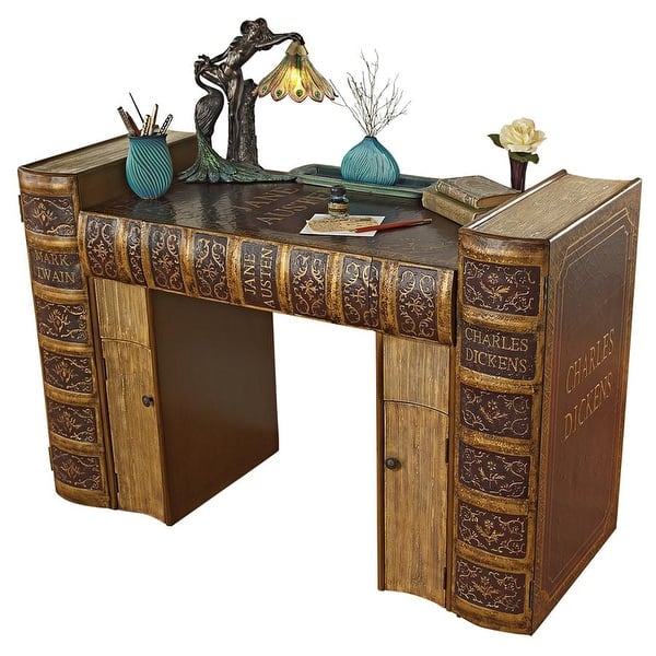 Shop Design Toscano Literary Volumes Writing Desk Overstock