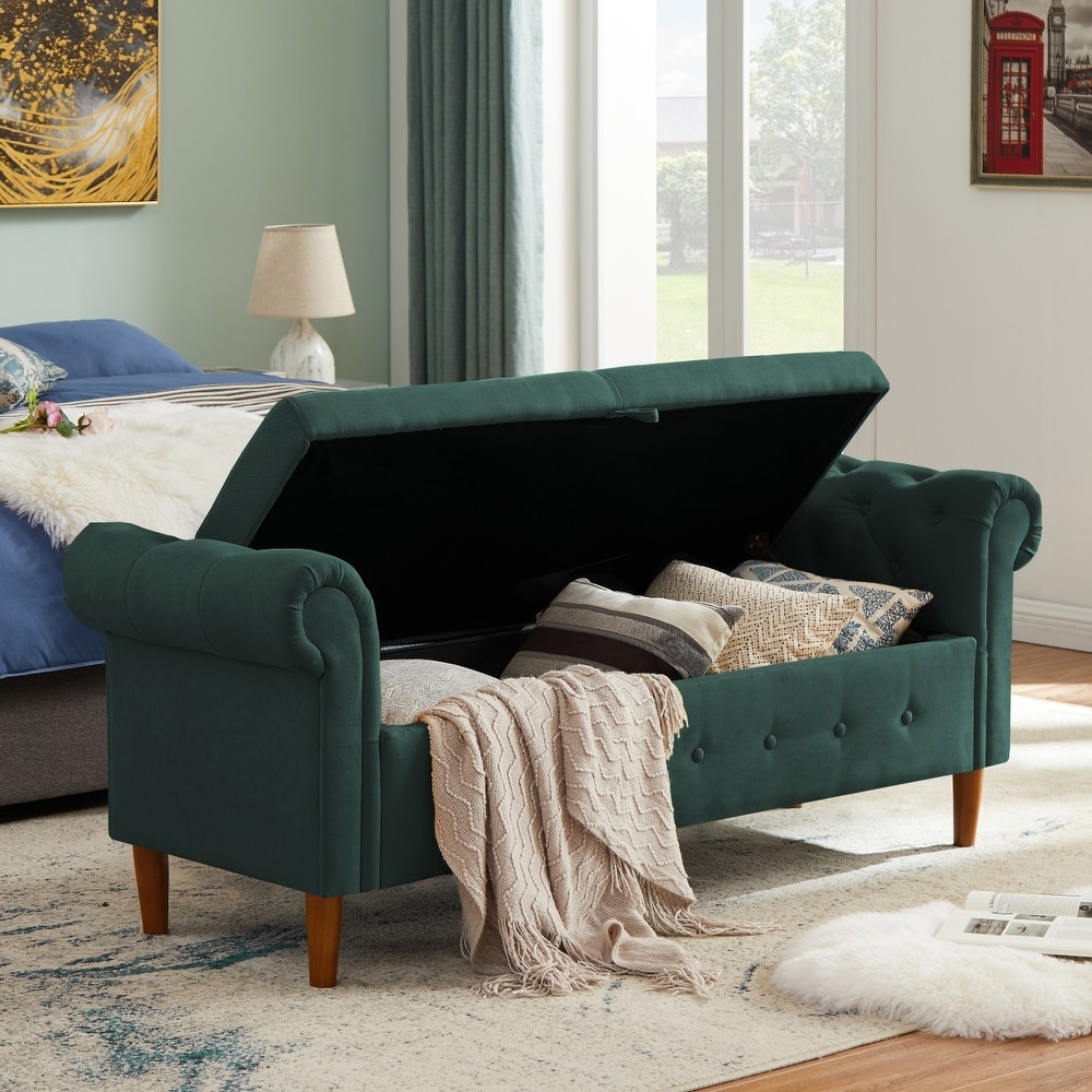 Green Storage Benches Storage Benches Bed Bath Beyond