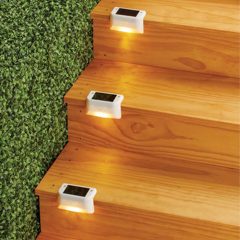 Versatile Solar Powered Fence Lights - Set of 3