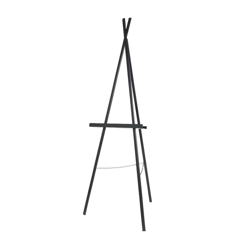 Metal Tall Adjustable 2 Tier Display Easel - Black - Roche River Decor