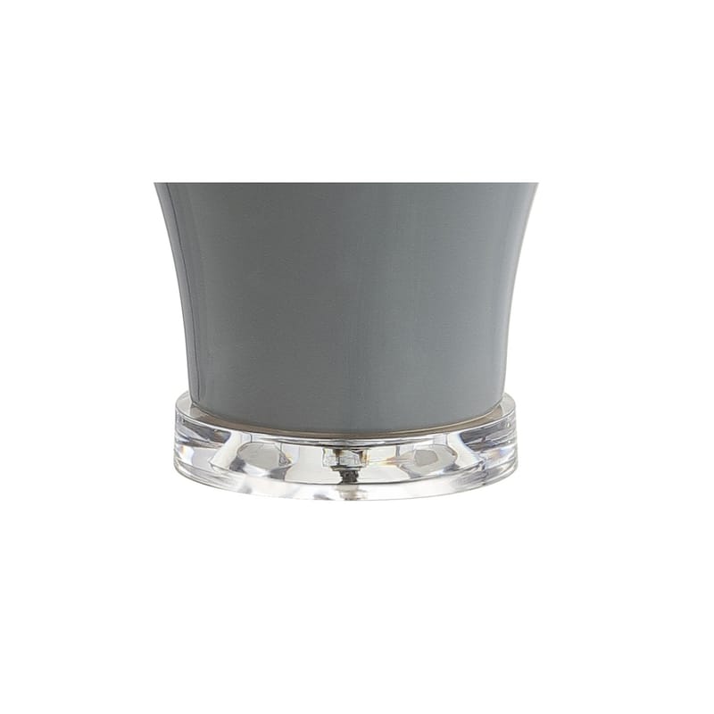 Bowen 27" Ceramic Urn LED Table Lamp, Grey (Set of 2) by JONATHAN Y