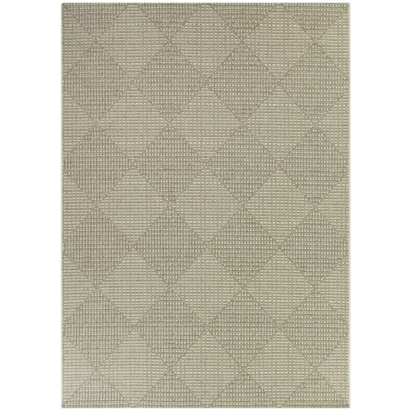 Bisset Checkered Textured Indoor/Outdoor Area Rug