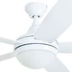 preview thumbnail 15 of 30, Copper Grove Mills 52-inch Modern White LED Ceiling Fan with Remote
