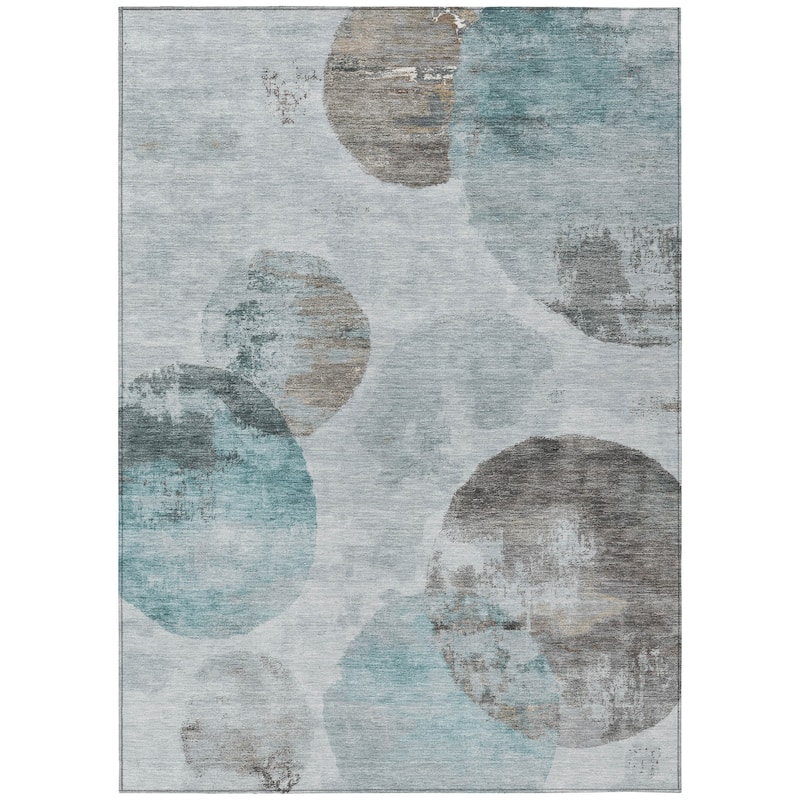 Machine Washable Indoor/ Outdoor Contemporary Micha Chantille Rug