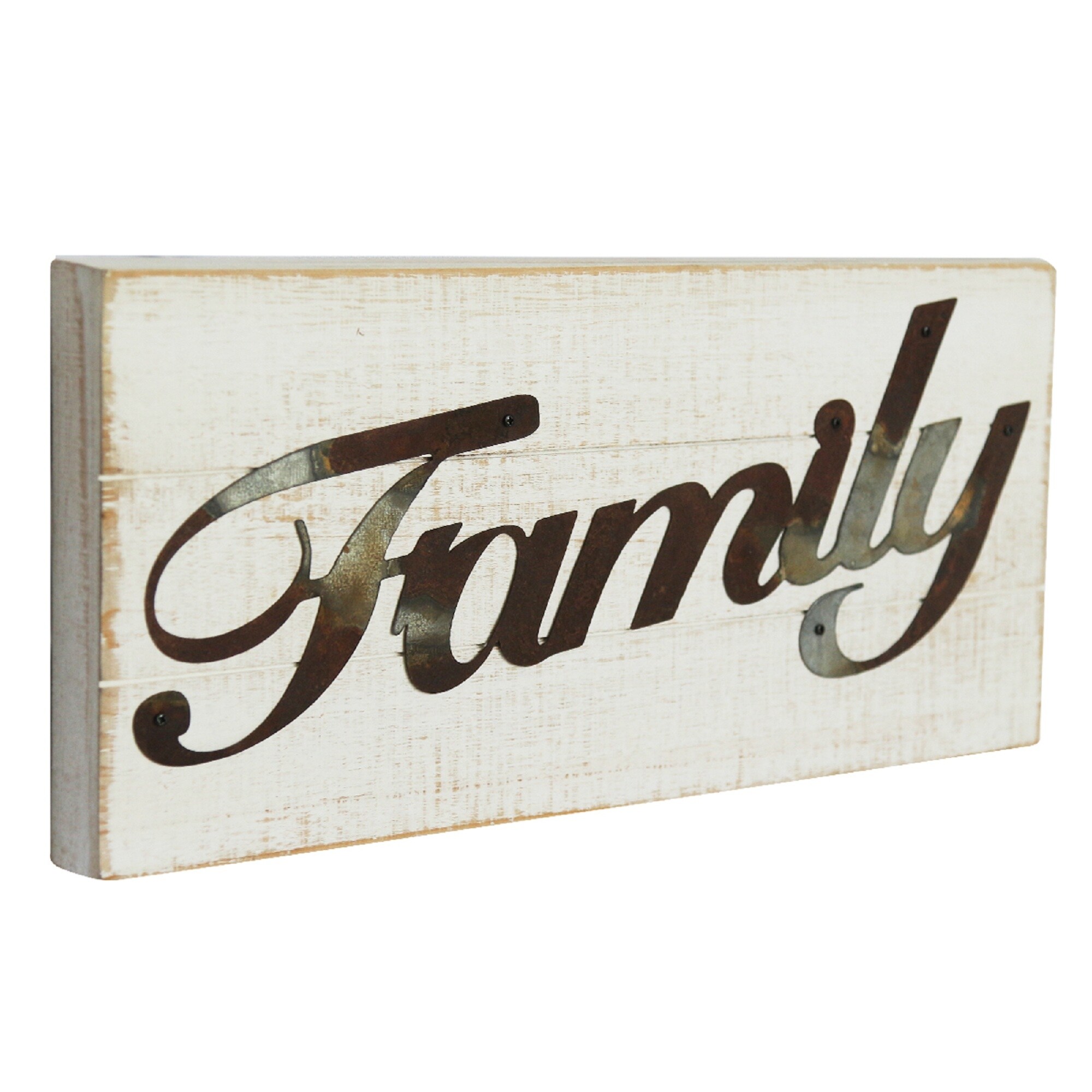 Shop 14 75 White And Black Family Farmhouse Wall Decor Plaque