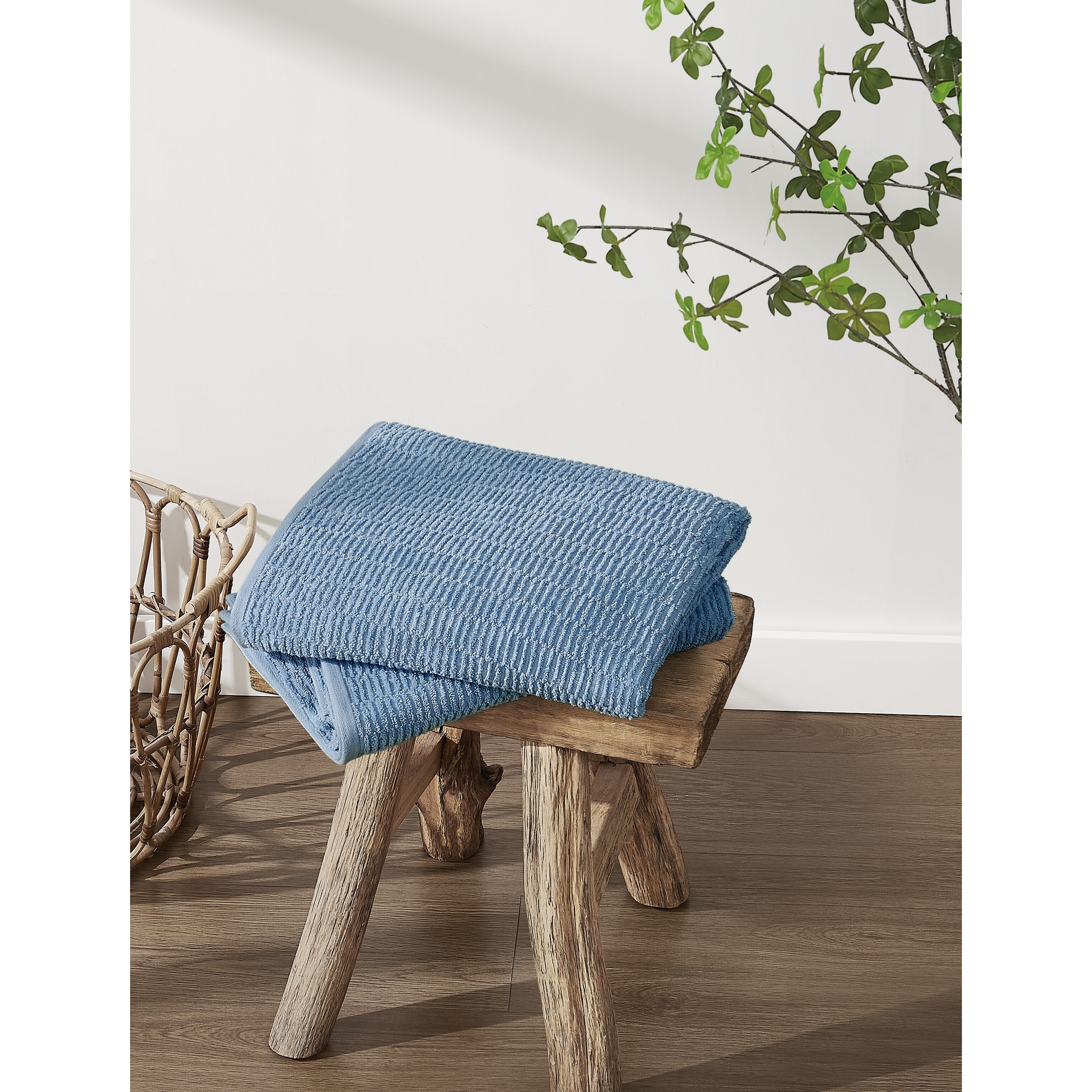 Truly Soft Textured Quick Dry 2 Pack Bath Towel Set